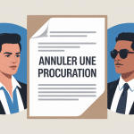 annuler une procuration image séparation document