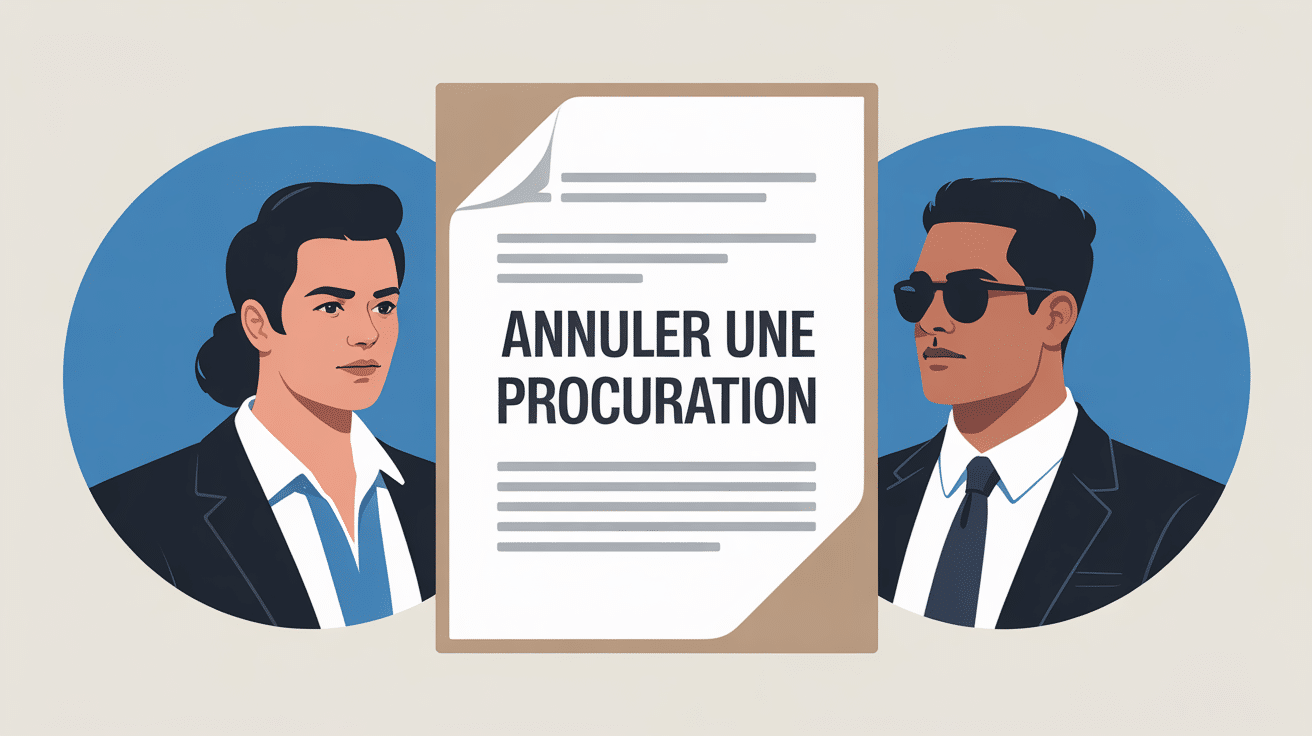 annuler une procuration image séparation document
