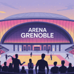 Illustration de l'Arena Grenoble, grande salle animée