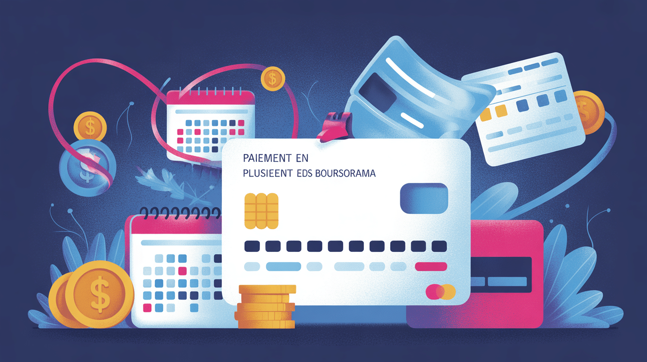 boursorama paiement en plusieurs fois carte et calendrier