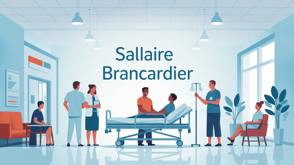 brancardier salaire ambiance hôpital moderne