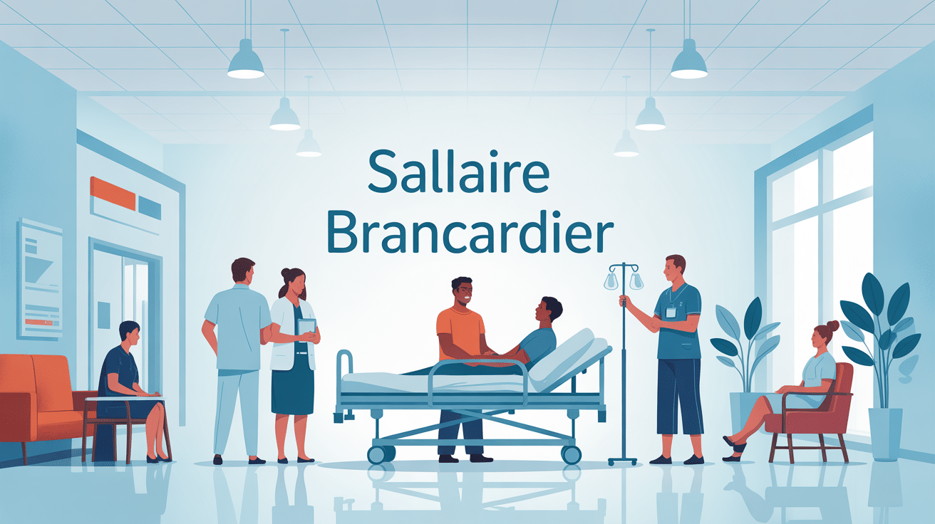 brancardier salaire ambiance hôpital moderne