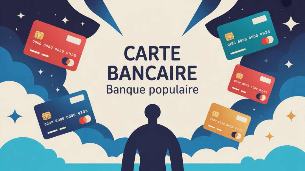 illustration carte bancaire banque populaire choix