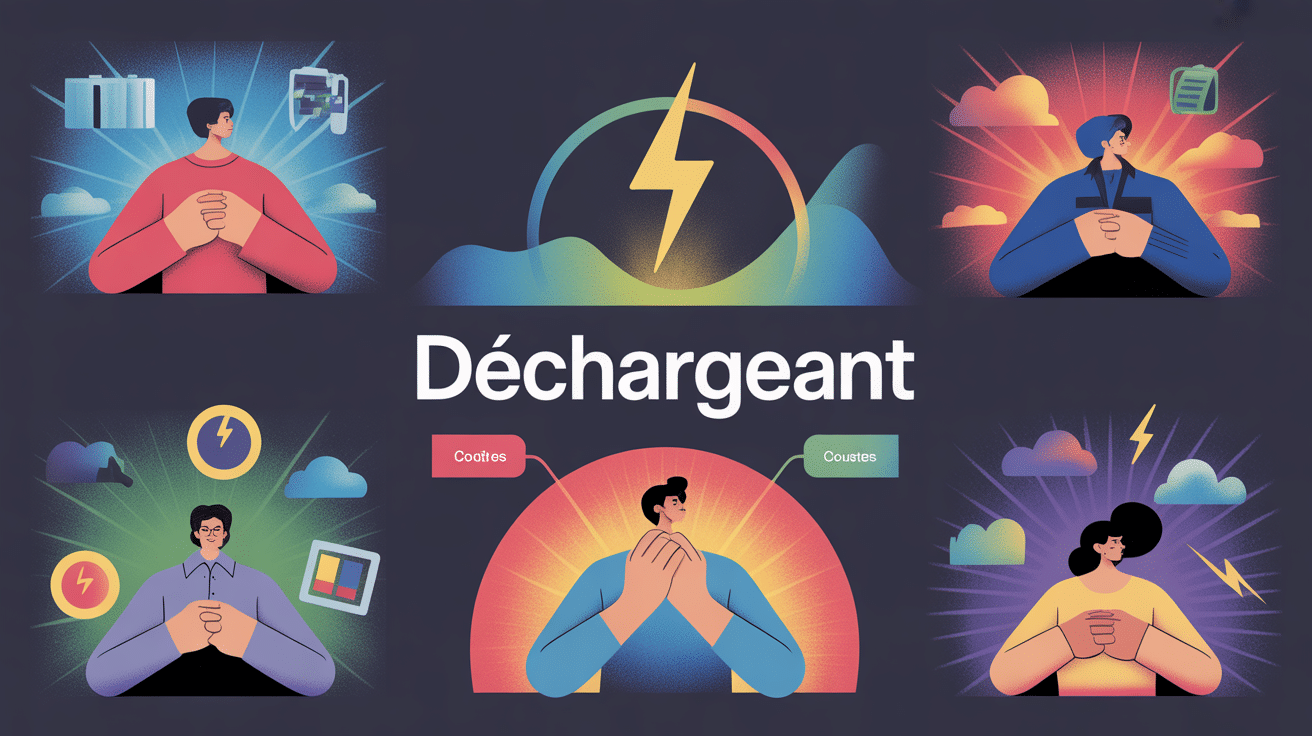 illustration déchargeant applications électricité logistique droit psychologie
