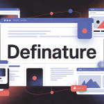 definature illustration concept éditorial moderne