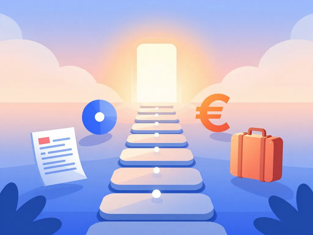 Démarches visas financements start up in France image chemin