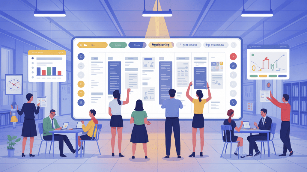 illustration hyperplanning gestion emplois du temps
