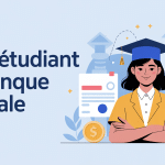 Illustration prêt étudiant La Banque Postale moderne
