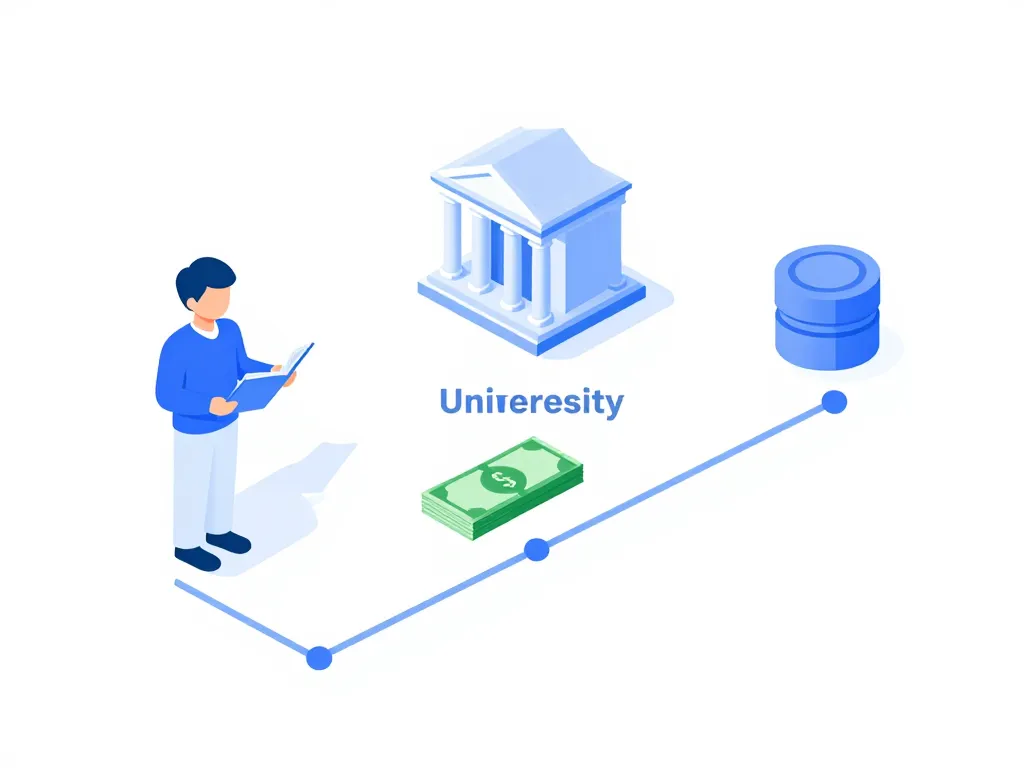 Schéma fonctionnement prêt étudiant La Banque Postale