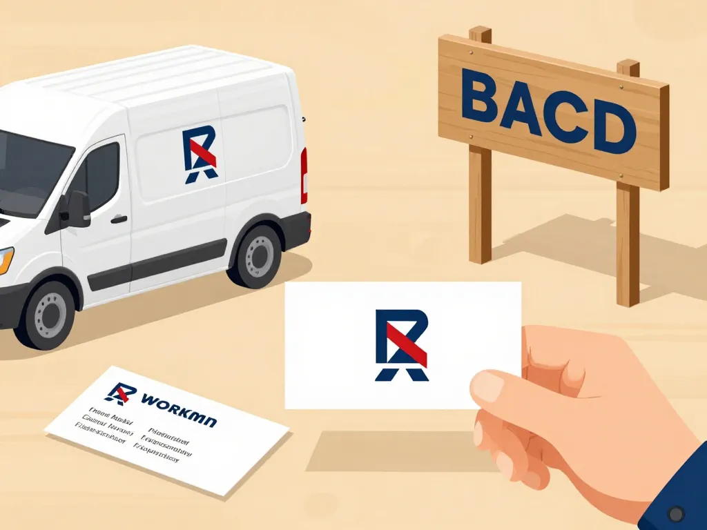 logo pour menuiserie impact confiance atelier