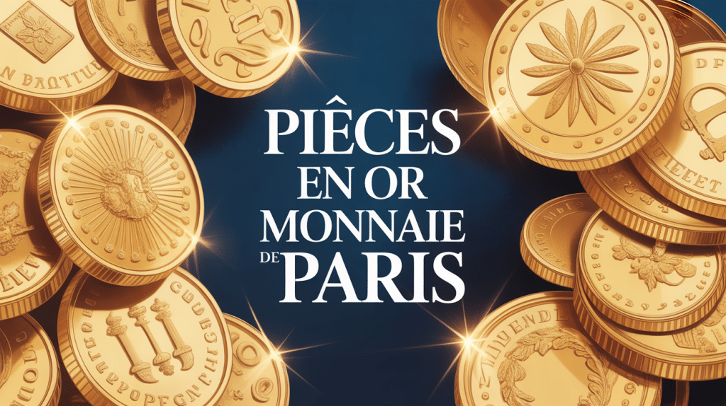 monnaie de paris piece en or illustration patrimoniale raffinée