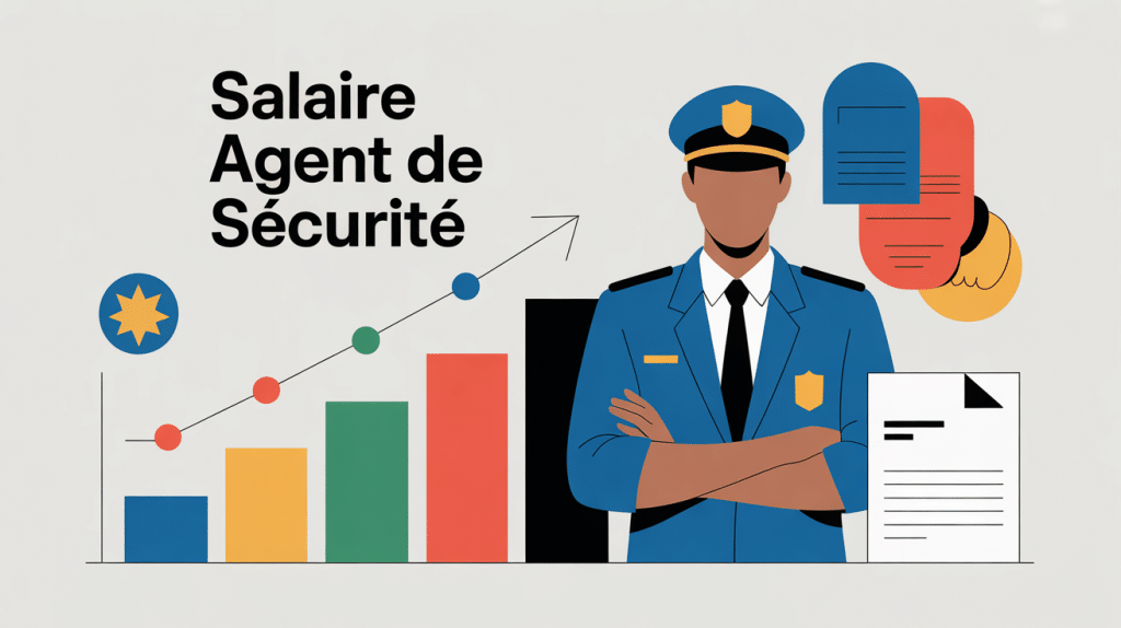 illustration salaire agent de sécurité France moderne