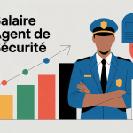 illustration salaire agent de sécurité France moderne