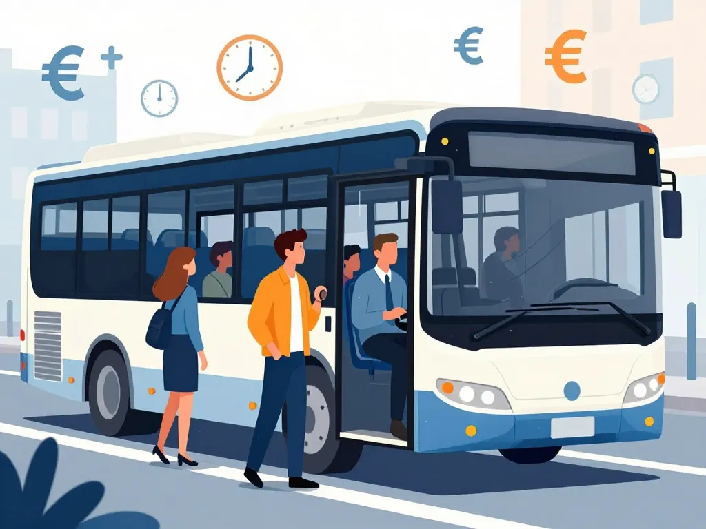 Comprendre salaire chauffeur de bus France illustration