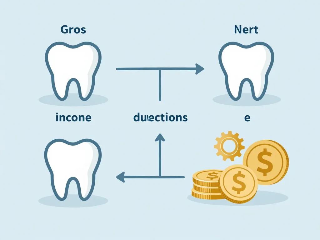 salaire dentiste schéma revenus net