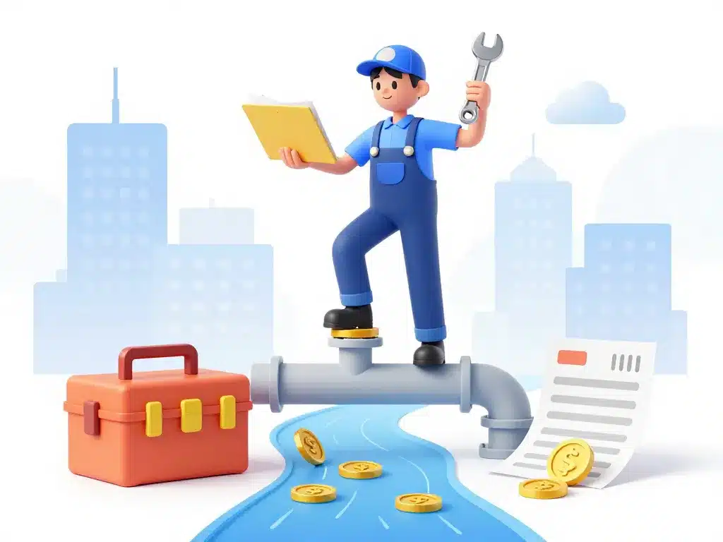 salaire plombier à son compte équilibre revenus et charges