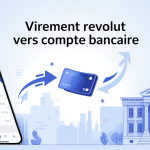 illustration transfert virement revolut vers compte bancaire
