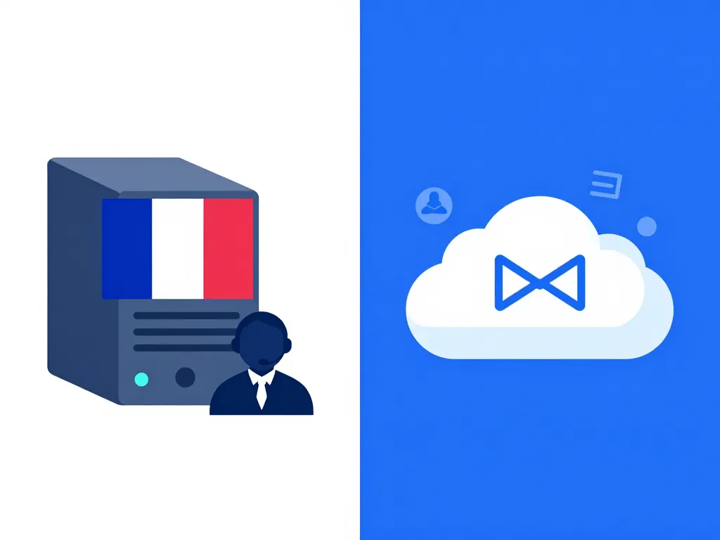 webmail montpellier comparaison hébergement cloud local