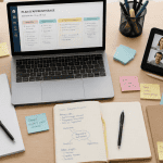 bureau moderne alternative learning experience avec plan d’apprentissage