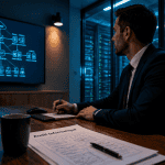 Audit informatique entreprise en salle de réunion