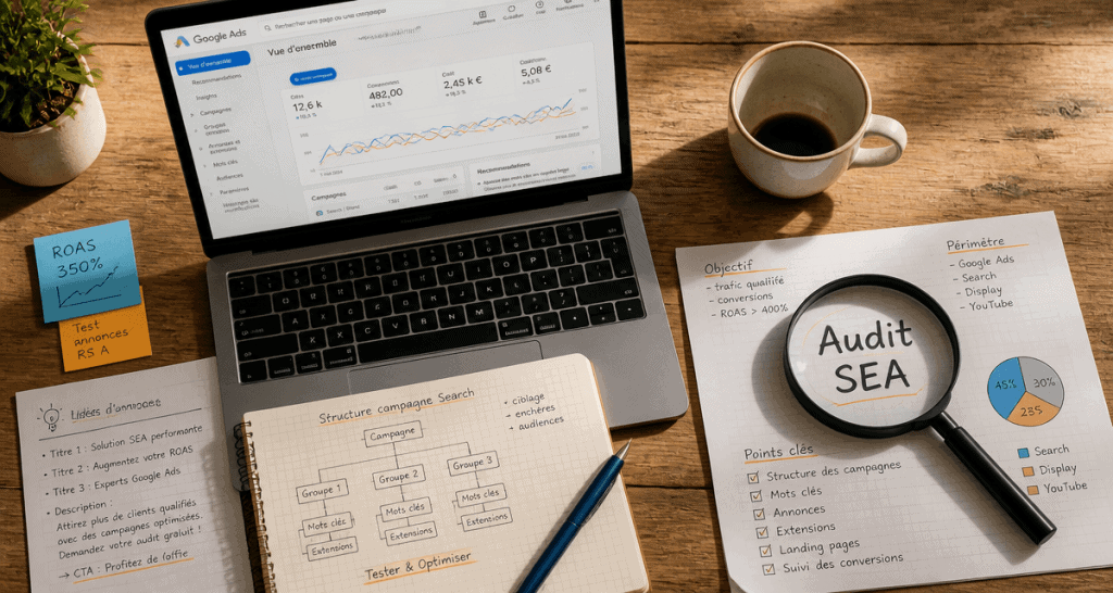 audit sea bureau vue dessus