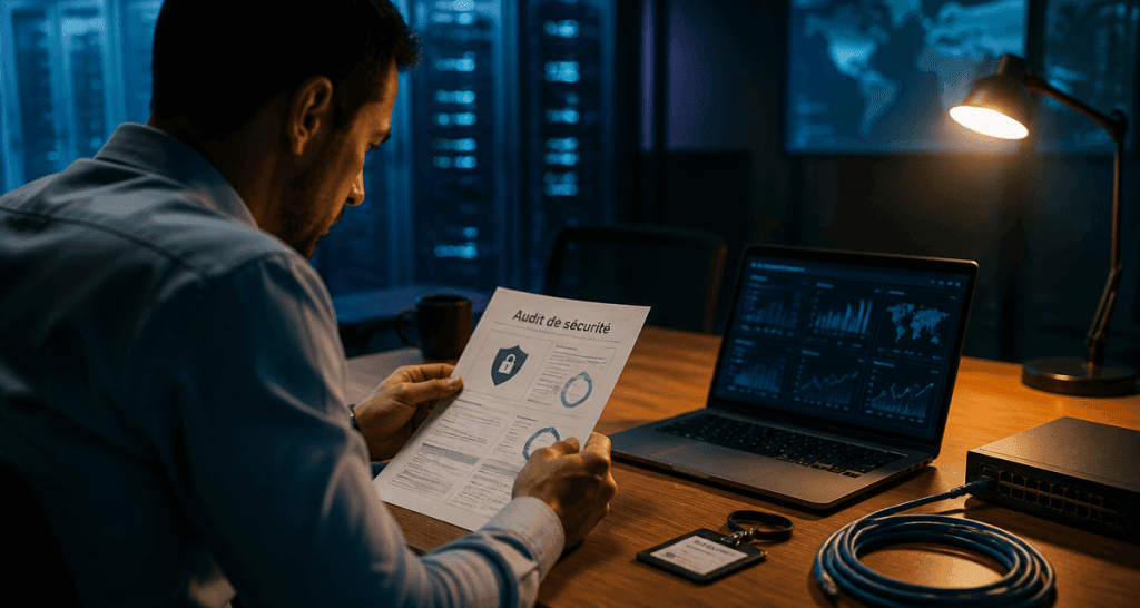 comment faire un audit de sécurité informatique en salle de réunion