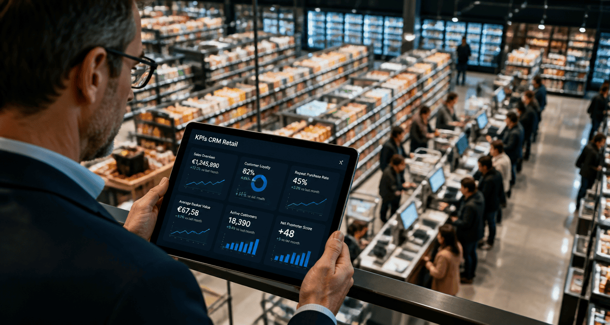 crm grande distribution manager dashboard supermarché