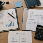 crm versus erp dossiers comparés sur bureau
