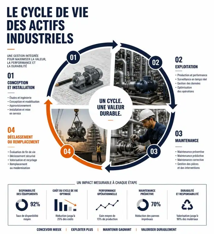 Cycle de vie des actifs dans une stratégie d'Enterprise Asset Management
