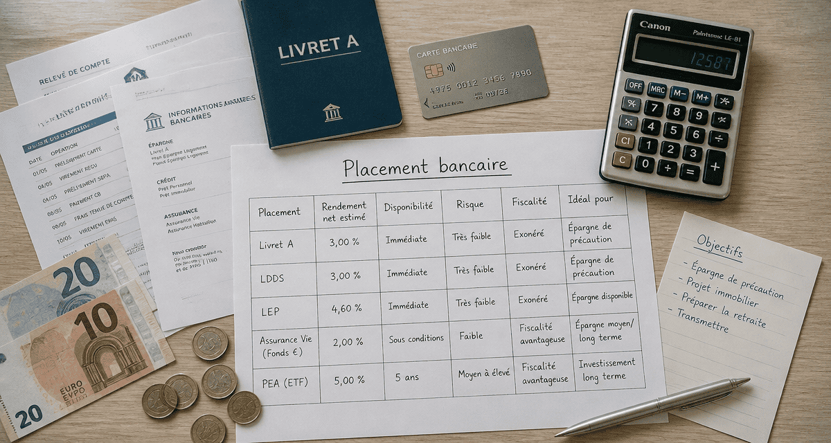 meilleur banque pour placer son argent documents tableau