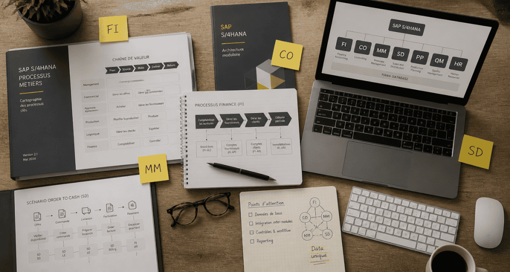 modules sap dossiers schémas bureau