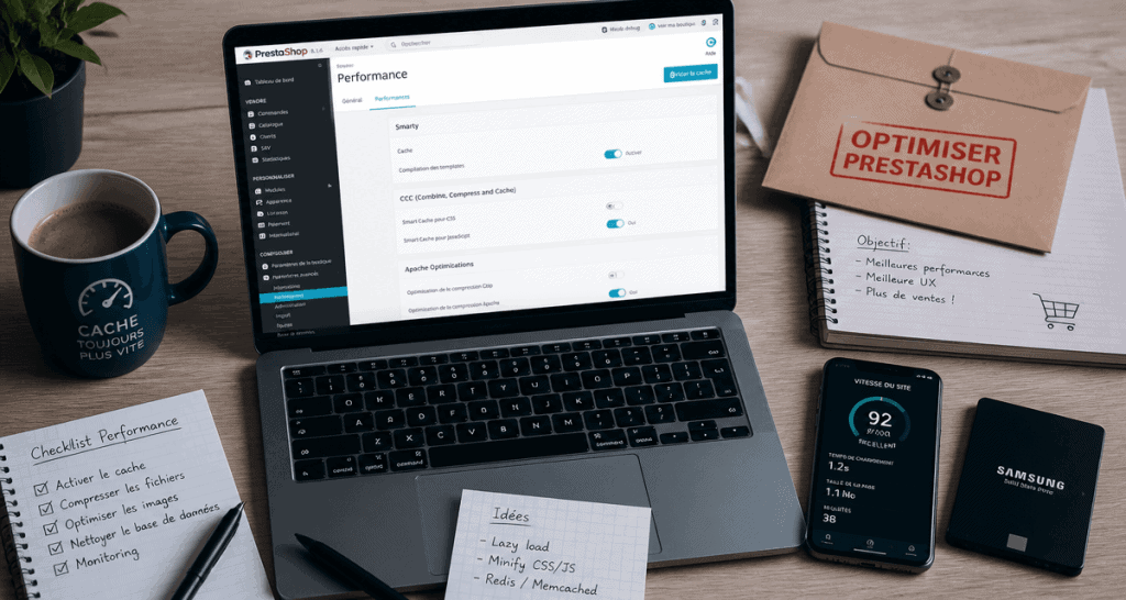 optimiser prestashop vue back-office performance