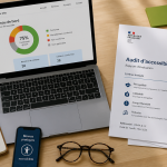 audit accessibilité RGAA sur bureau moderne