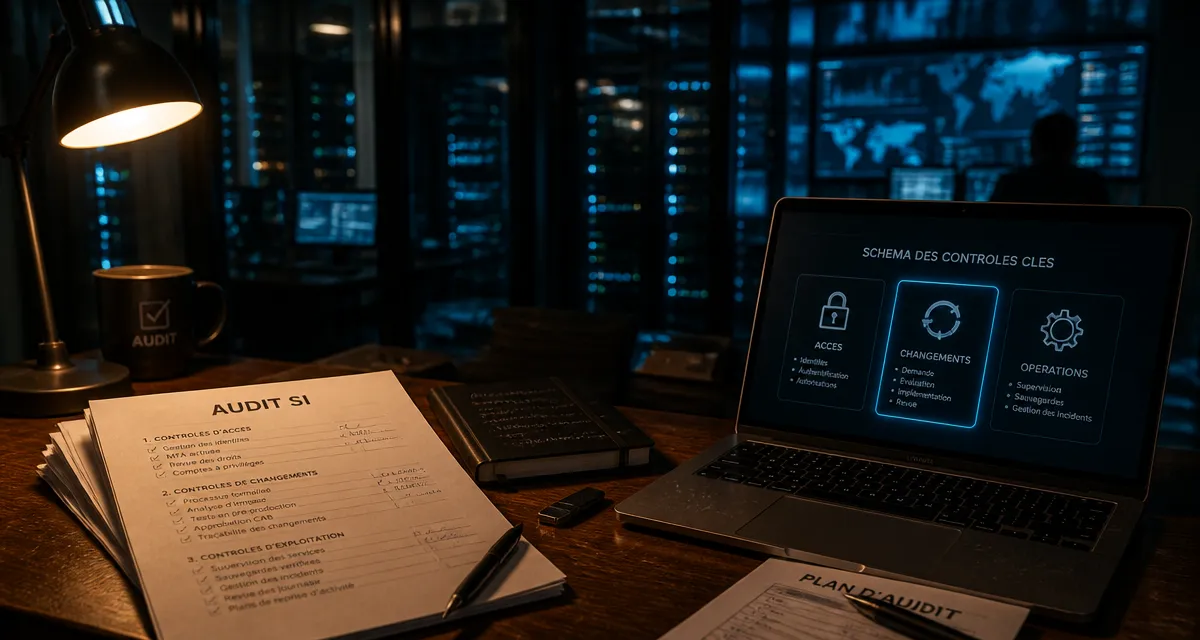 Audit des systèmes d'information : bureau d’audit SI, checklists et contrôles