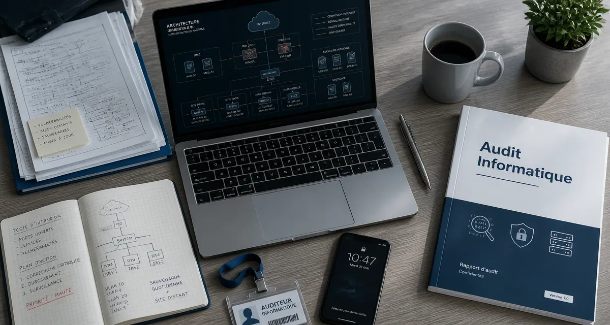 audit en informatique vue bureau