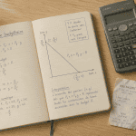 contrainte budgétaire calculs sur bureau