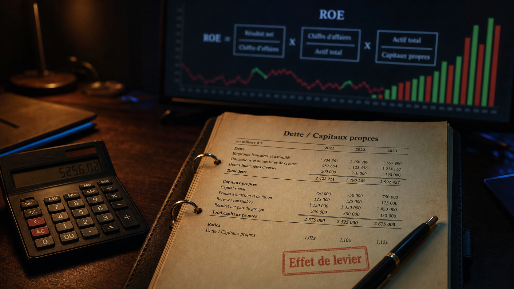 def leverage : effet de levier financier, dette et capitaux propres