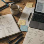 définir son offre, bureau, carnet, entrepreneur