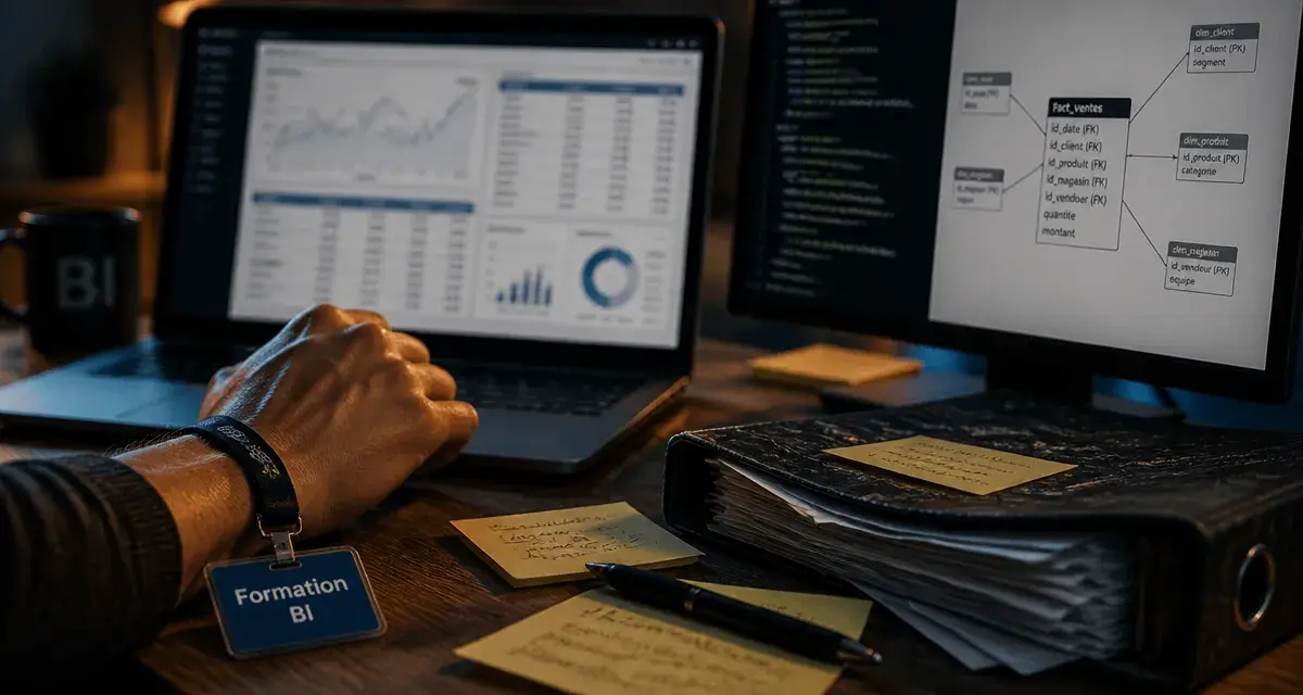 Formation BI avec Power BI et SQL, dashboarding