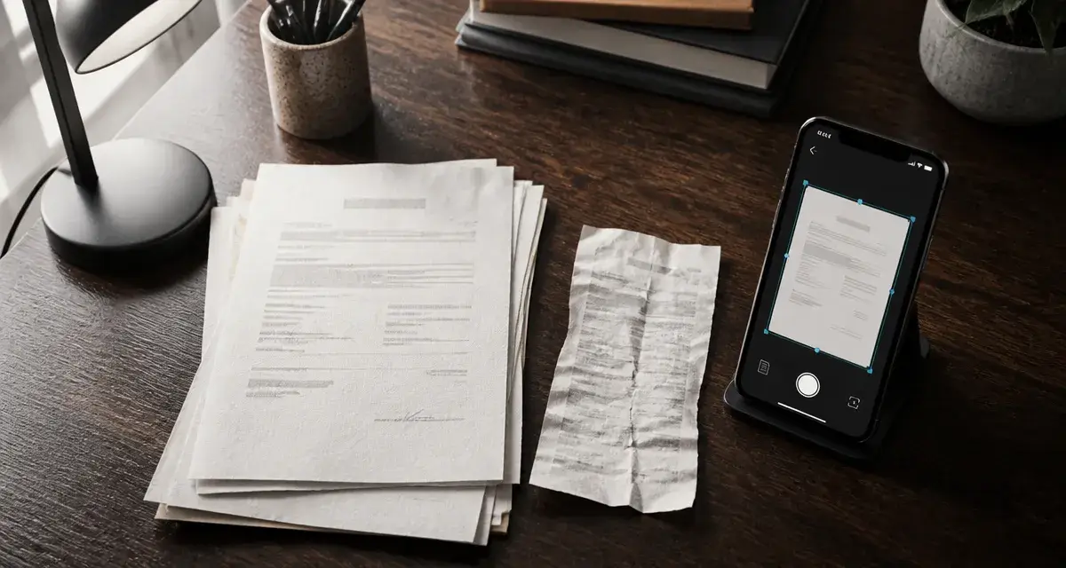 Numérisation document : scanner des papiers sur smartphone