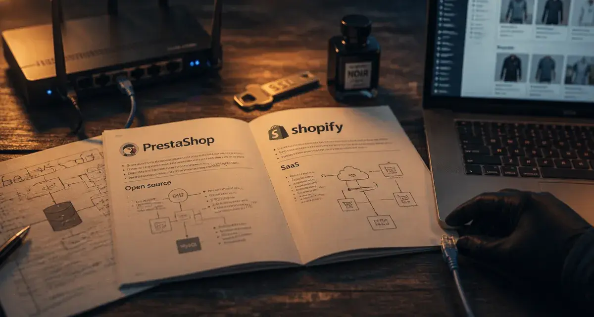 PrestaShop vs Shopify : comparatif e-commerce