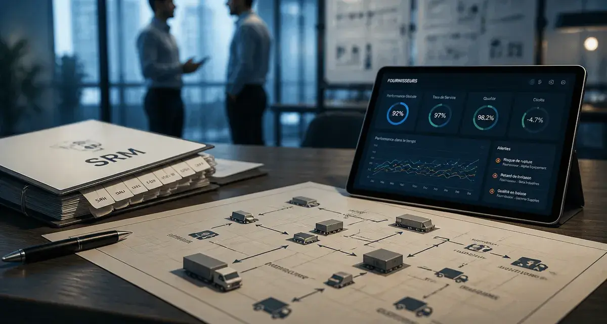 Supplier relationship management : tableau de bord fournisseurs et démarche SRM