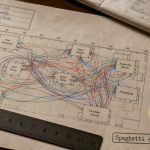Diagramme spaghetti pour visualiser les trajets et repérer les gaspillages