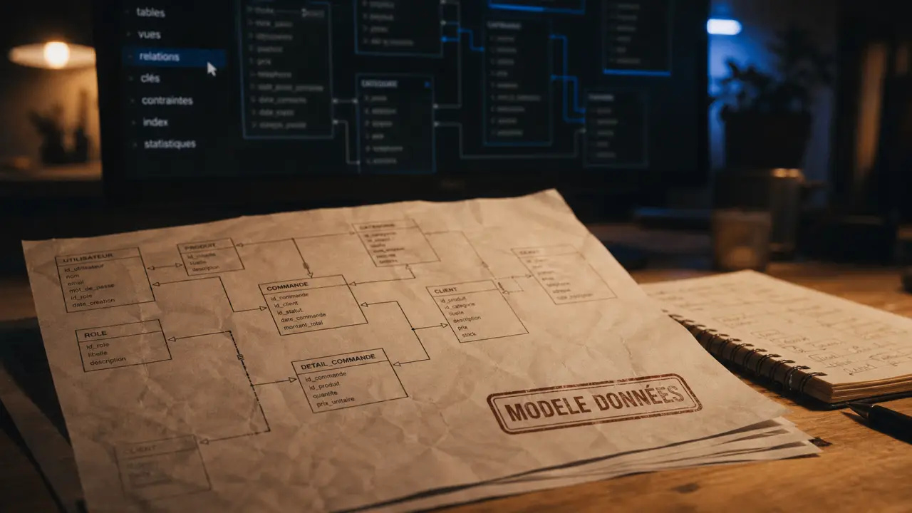 modele de donnees 3 niveaux data model