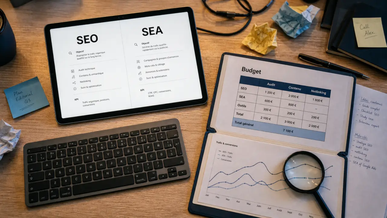 Prix référencement Google : SEO, SEA et budget