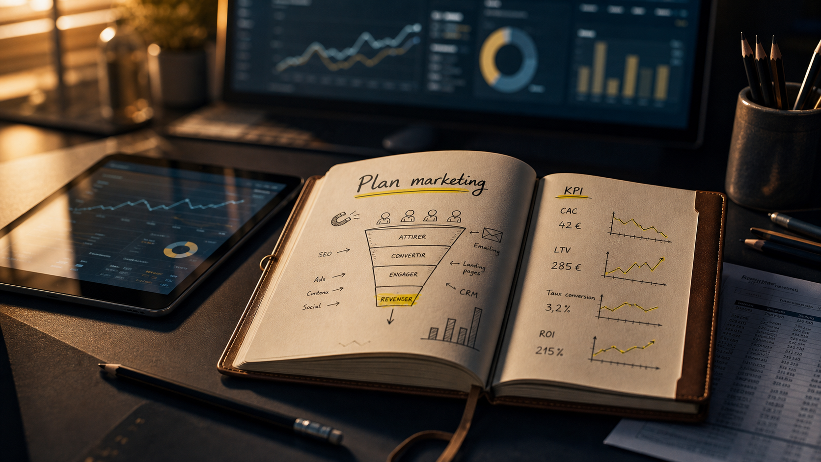 Expert en marketing pour cadrer audit, KPI et croissance