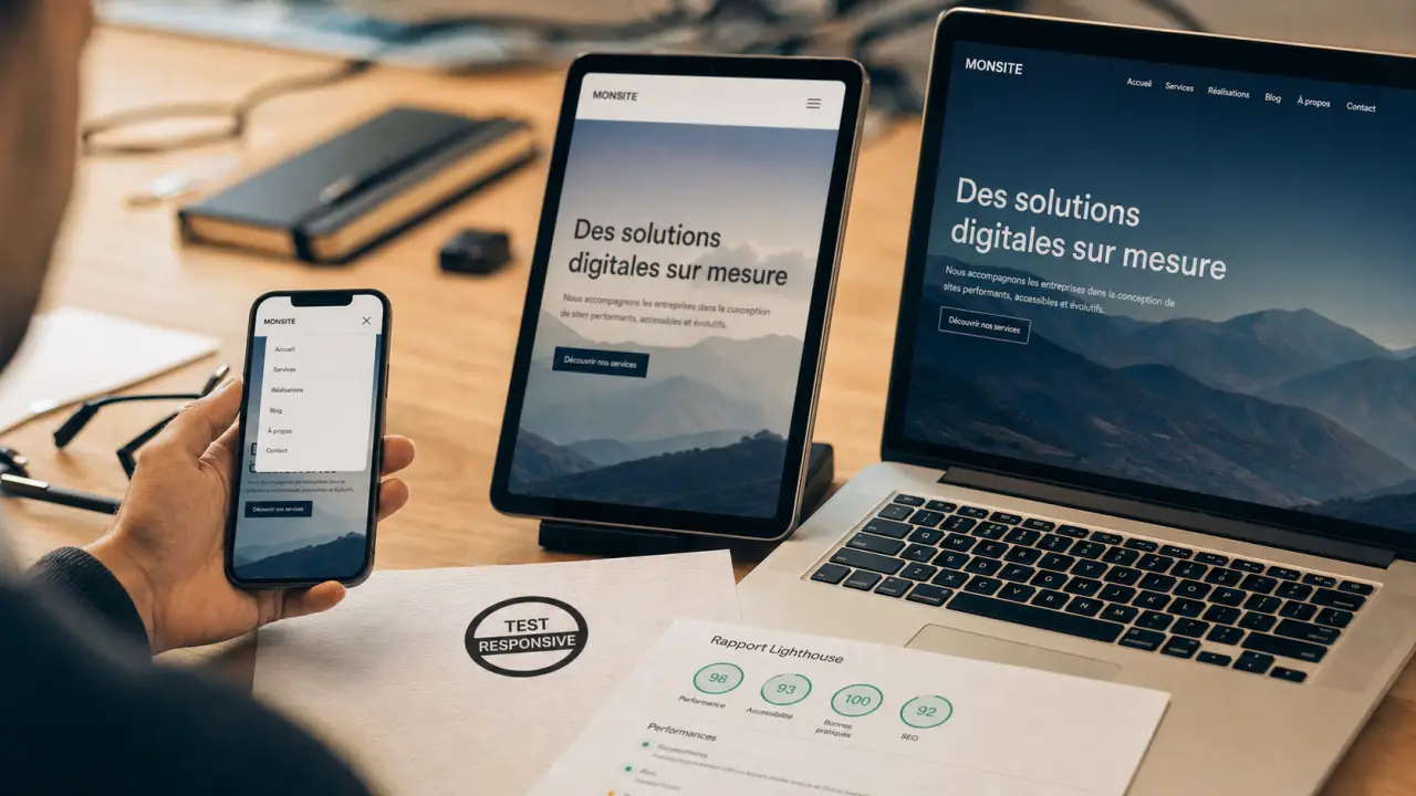 test site responsive design sur smartphone tablette ordinateur