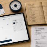test utilisateur ux sur table avec prototype web et carnet d’observation