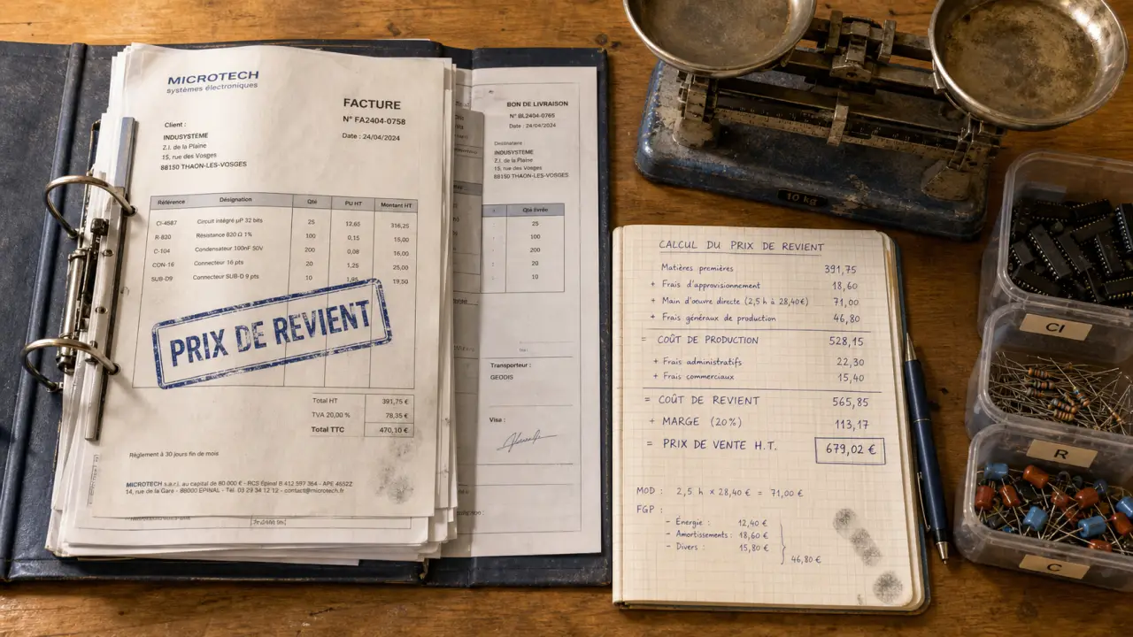 Valoriser un stock : calcul du prix de revient pour le bilan