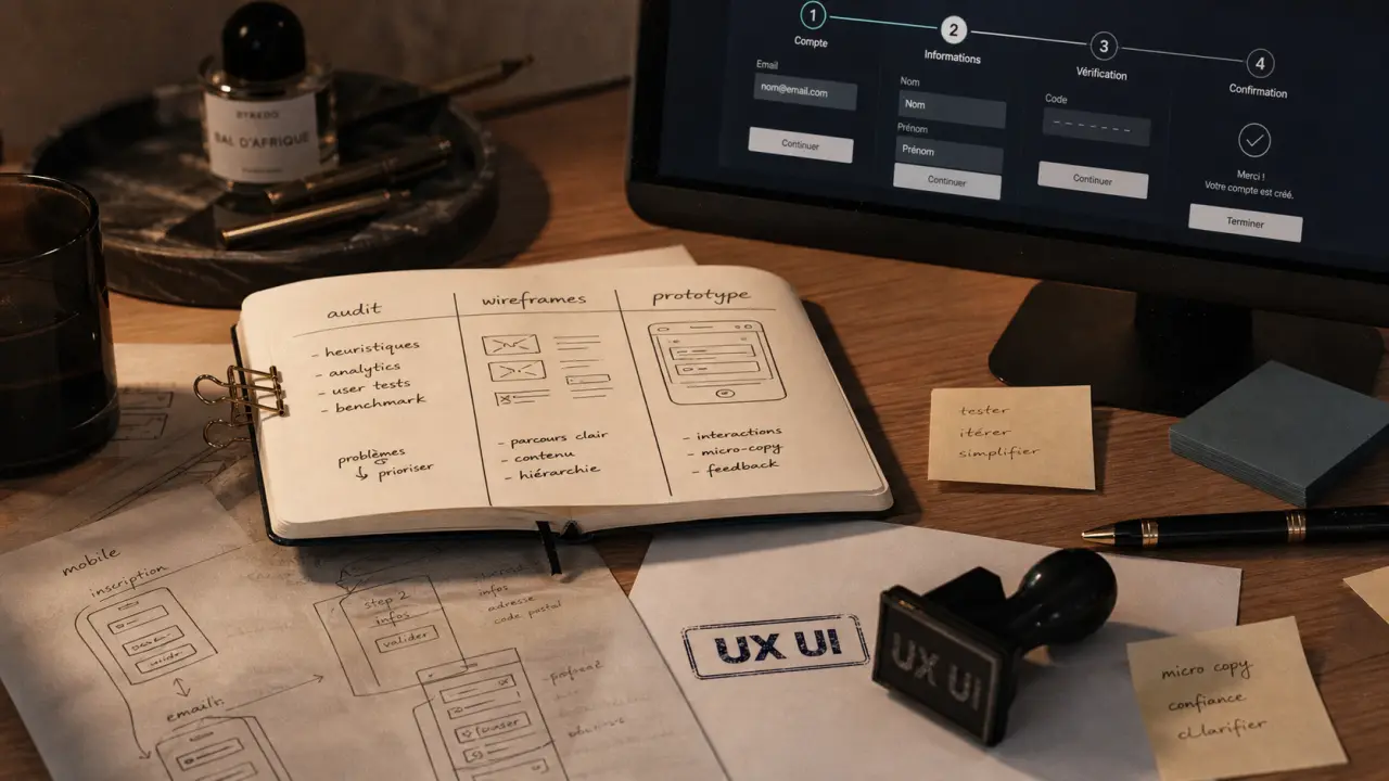 Audit ux et ui design lyon : prototypes et tests avant développement